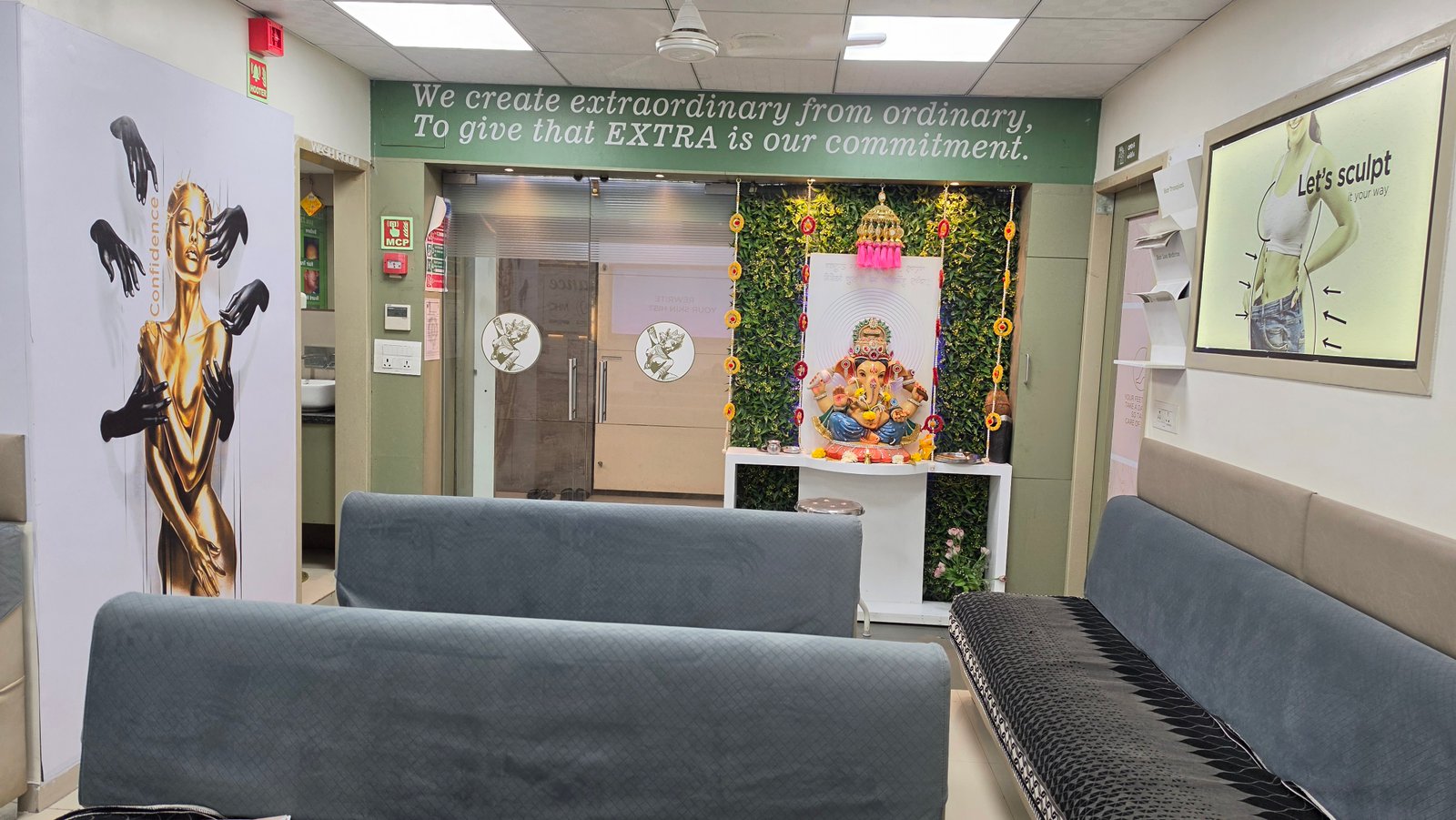 Private consultation room at Elegance Transgender Clinic, Surat